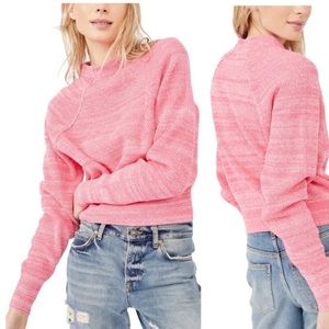 Free People | Too Good Pullover Sweater | Candy Pink